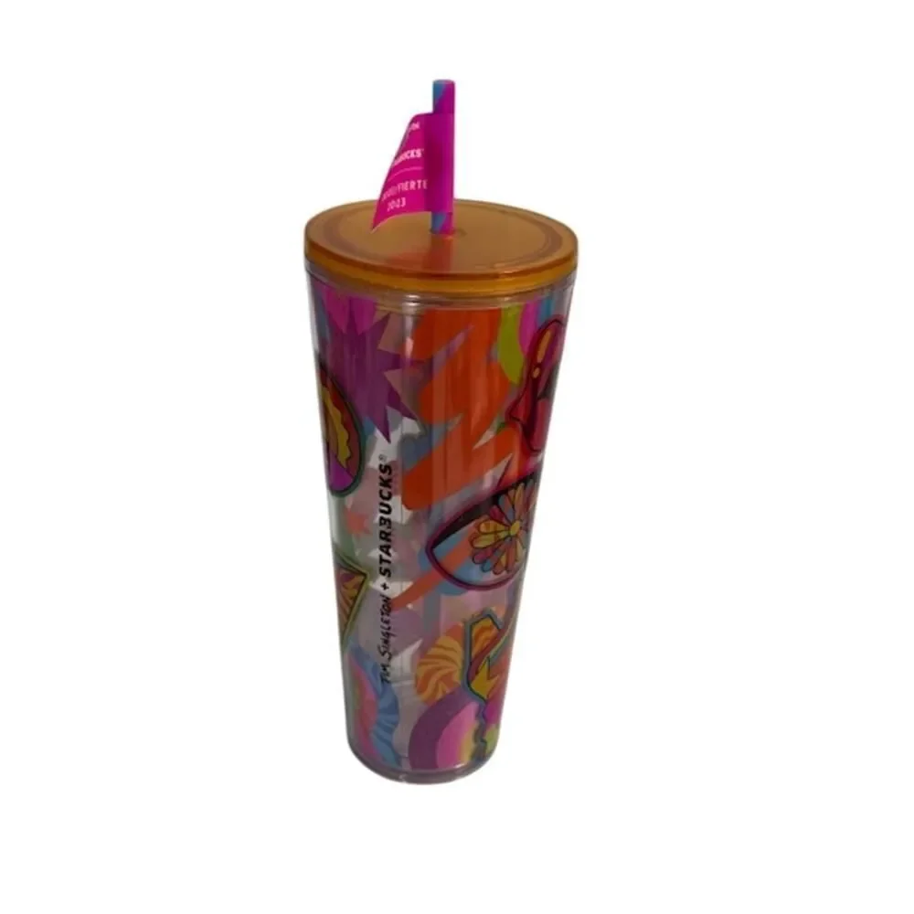 Starbucks Tim Singleton Rainbow Pride 2023 Tumbler New 24 oz